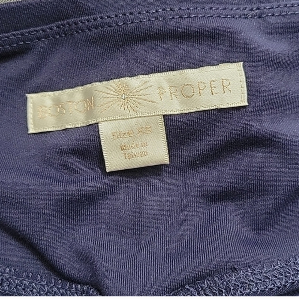 😁Boston Proper Women's Navy Bootcut Pants Size XS - Picture 12 of 12